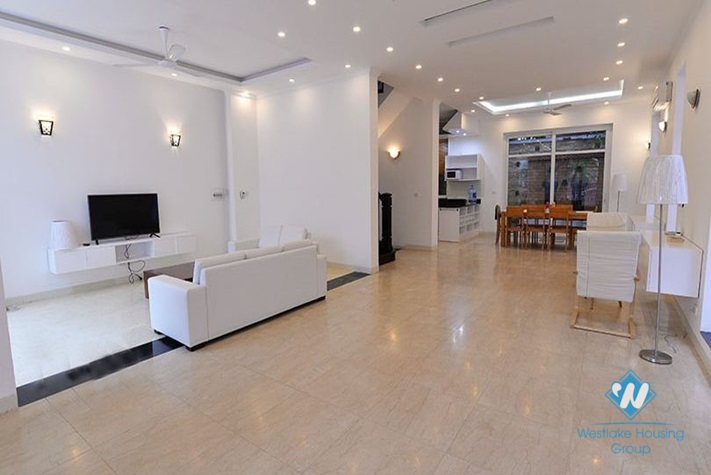 Nice villa for rent in Ciputra, Tay Ho, Hanoi, Unfurnished